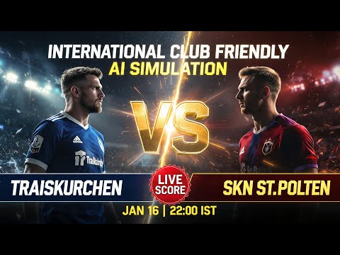 🔴 Traiskirchen vs SKN St.Polten | AI Simulation | Live Score | FútbolStream360