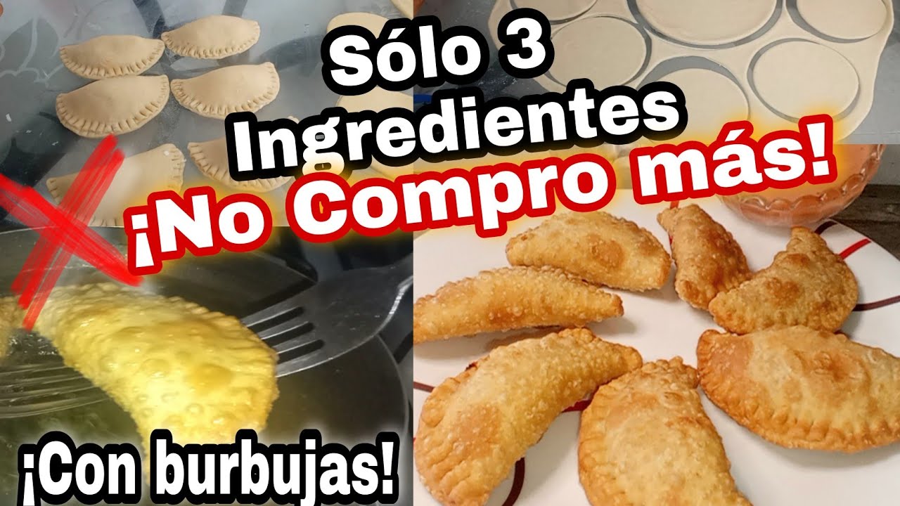 Como hacer MASA PARA PASTELITOS  O EMPANADILLAS Perfecta, rápida y auténtica Mini TAPAS para fiestas