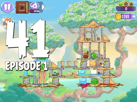 Angry Birds Stella Level 41 Walkthrough | Branch Out | Episode 1
