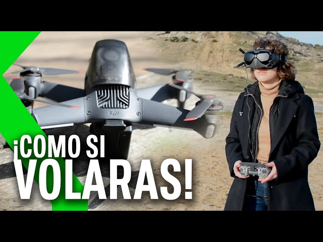DRON DJI FPV, Análisis - ¡Es como si volaras!