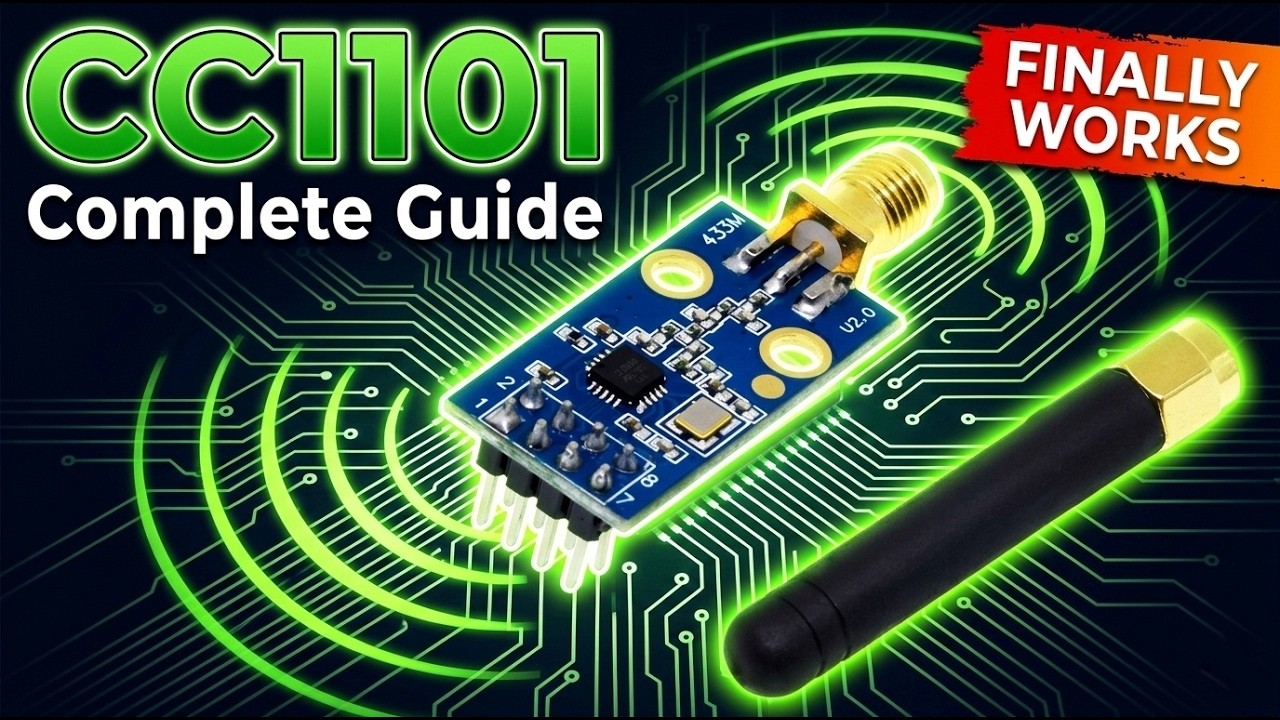 CC1101 Wireless Module Complete Guide — Wiring, Library, Transmit & Receive