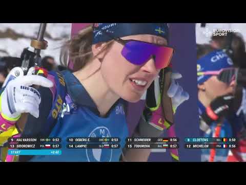 Biathlon World Championship 2025, Race 4, Pursuit Women, Lenzerheide, Switzerland