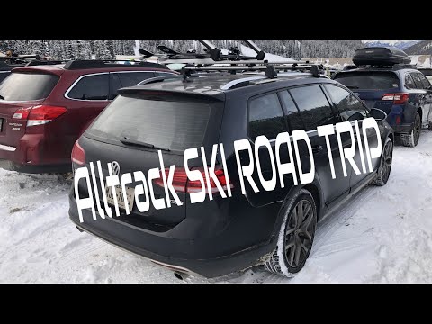 Golf Alltrack Winter Ski Road Trip 2020