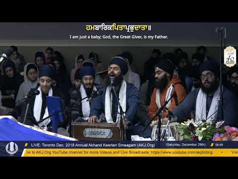 060 Toronto Dec. 2018 - Saturday AM - Bhai Pritpal Singh Jee Regina