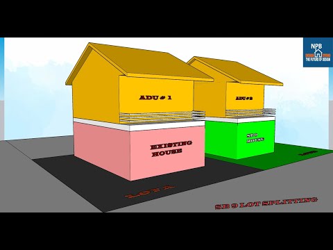 SB 9 PROTOTYPE #3 LOT SPLITTING & HOUSE SPLITTING