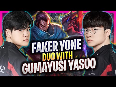 T1 FAKER DUO WITH T1 GUMAYUSI! - T1 Faker Plays Yone MID vs Akshan! | Season 2025