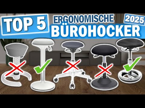 TOP 5 ERGONOMISCHE BÜROHOCKER 2026 - Test & Vergleich