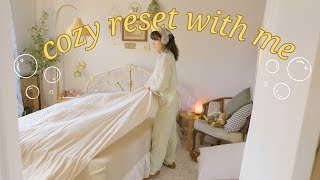 reset with me: body doubling, deep clean home, cozy vibes only🫧🌷