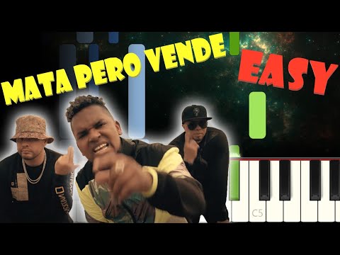MATA pero VENDE - Alex Zurdo, Redimi2, Funky | Piano Tutorial