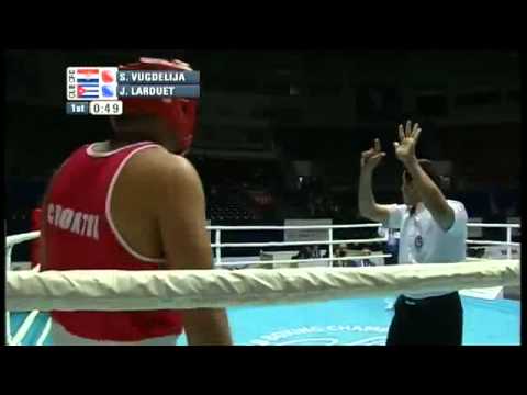 Heavy (91kg) R16- Vugdelija Stjepan (CRO) VS Larduet Jose (CUB) -2011 AIBA World Champs