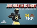 What we learned about Michigan in their win over Minnesota - Joe Milton is ready - College Football