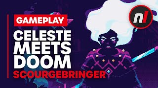 Celeste Meets DOOM - ScourgeBringer Nintendo Switch Gameplay