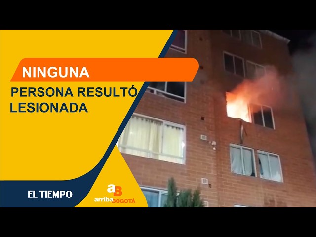 Voraz incendio en apartamento de Kennedy generó pánico entre los residentes