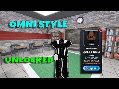 I UNLOCKED THE NEW OMNI STYLE IN (FIGHT IN A SCHOOL)