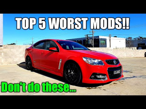 Top 5 Worst Performance Mods - VE/VF Commodore