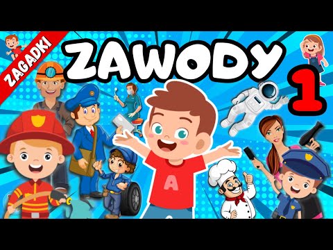 👮 Karolek i Zawody dla Dzieci Część 1 | BAJKA EDUKACYJNA |  Zagadki o zawodach 👨‍🍳
