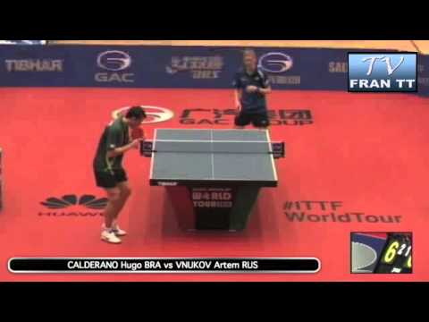Open Kuwait 2014: Hugo Calderano BRA vs VNUKOV Artem RUS