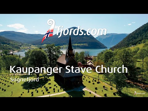 FJORDS NORWAY - Kaupanger Bay and Kaupanger Stave Church