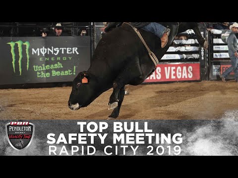 TOP BULL of Rapid City: Safety Meeting with Bonus Bull Mishap | 2019