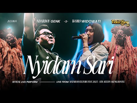 Ndarboy Genk feat. Woro Widowati  - Nyidam Sari (Official Live Perform) Mataram Culture Fest Bantul
