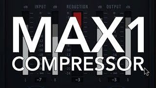 Video thumbnail for MAX1 Compressor | FREE PLUG-IN WEEKLY by MusicTechHelpGuy