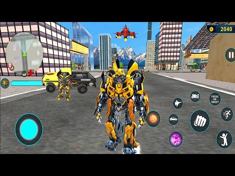 Bumblebee Mirage Transformation Jet Robot Car Game 2020 #7 - Android Gameplay