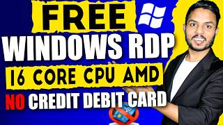 How to Create RDP for Lifetime 2025 | No Crédit/Débit Card Required | Get Free Windows RDP Server