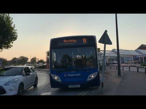 STAGECOACH BUS ROUTE 9 MOVING DOWN A BIT AT HOLMBUSH CENTRE