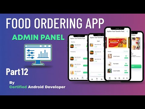 Implementation of BottomNavigation and Fragments Food Ordering App 4 Android Studio Project