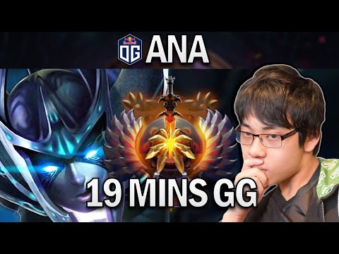 OG.ANA PHANTOM ASSASSIN WITH 19 KILLS - DOTA 2 7.27 GAMEPLAY