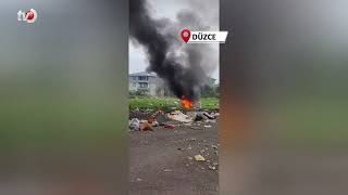 Ağa Mahallesi’nde Kontrolsüz Ateş Panik Yarattı