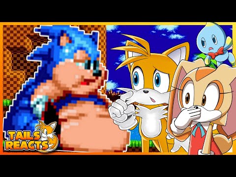SONIC XL!!  | Tails and Cream React to Sonic Oddshow HD Remix