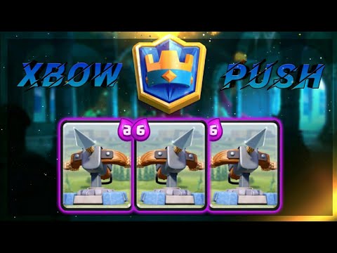 LIVE PUSHING WITH 2.9 XBOW CYCLE TO MASTERS 3 | Clash Royale
