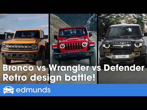 New Ford Bronco Style Comparison ― 2021 Ford Bronco vs. Jeep Wrangler vs. Land Rover Defender