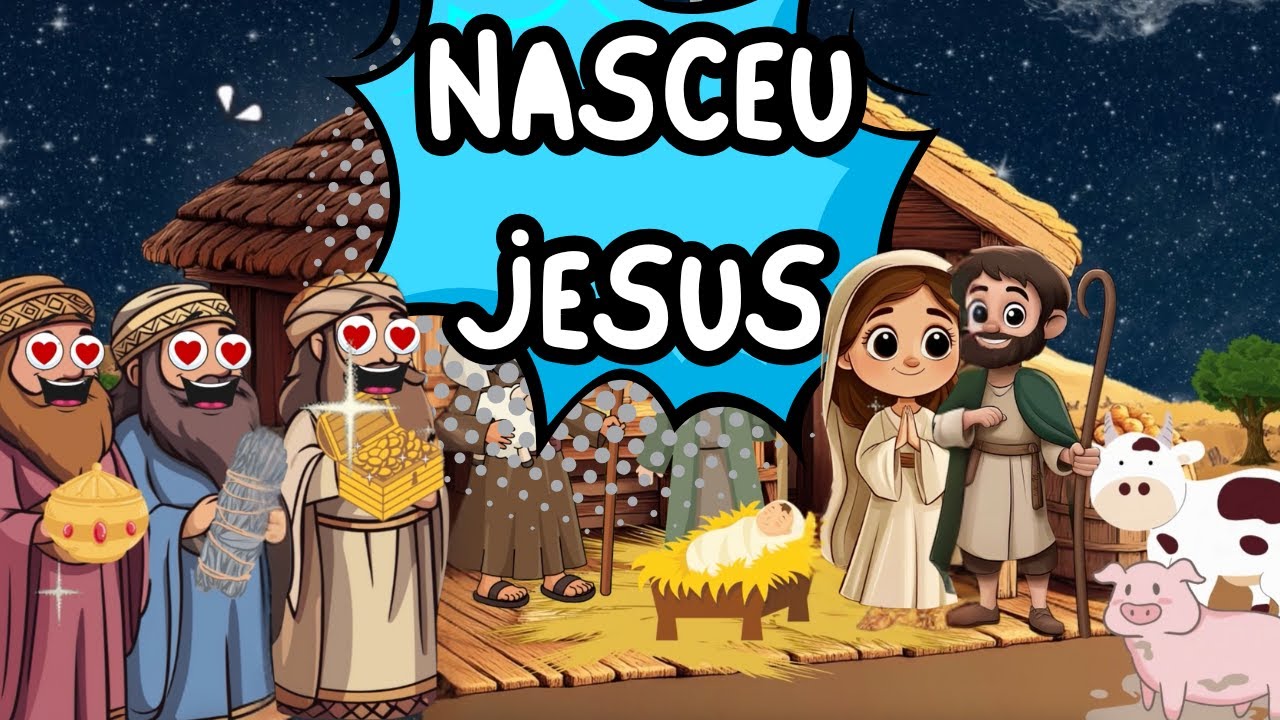 O Nascimento de Jesus – Uma Lição de Amor e Esperança 💖 | História Bíblica Infantil