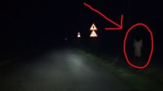 preview picture of video 'GHOST CAUGHT ON TAPE / The Haunted Road / Scary Paranormal Vidéos /'