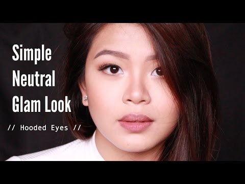 Simple Neutral Glam Look for Small Eyes // Talk Through