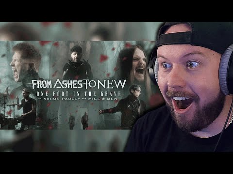 This Album Is OOPS ALL BANGERS | From Ashes To New ft Aaron Pauley - One Foot In The Grave REACTION