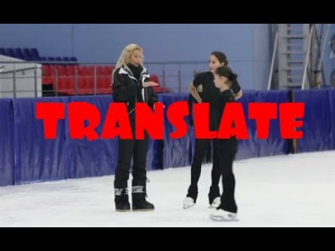One day with Alina Zagitova TRANSLATION
