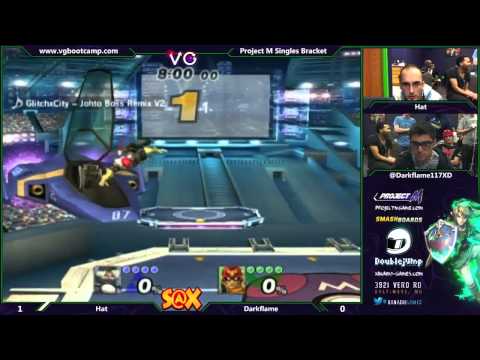S@X 9/23/14 - Hat (Sheik) vs Darkflame (Captain Falcon) - Project M Tournament - Smash PM