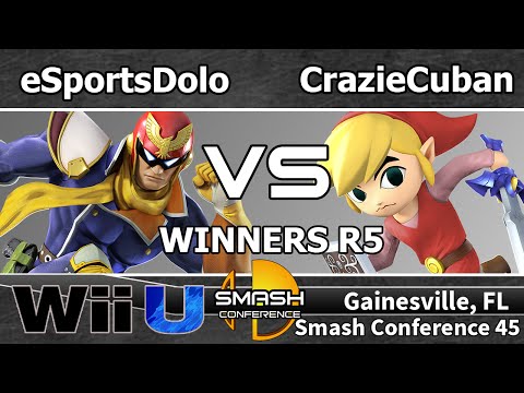 eSportsDolo (Diddy & C. Falcon) vs. CrazieCuban (Toon Link) - SSB4 Winners R5 - SC45