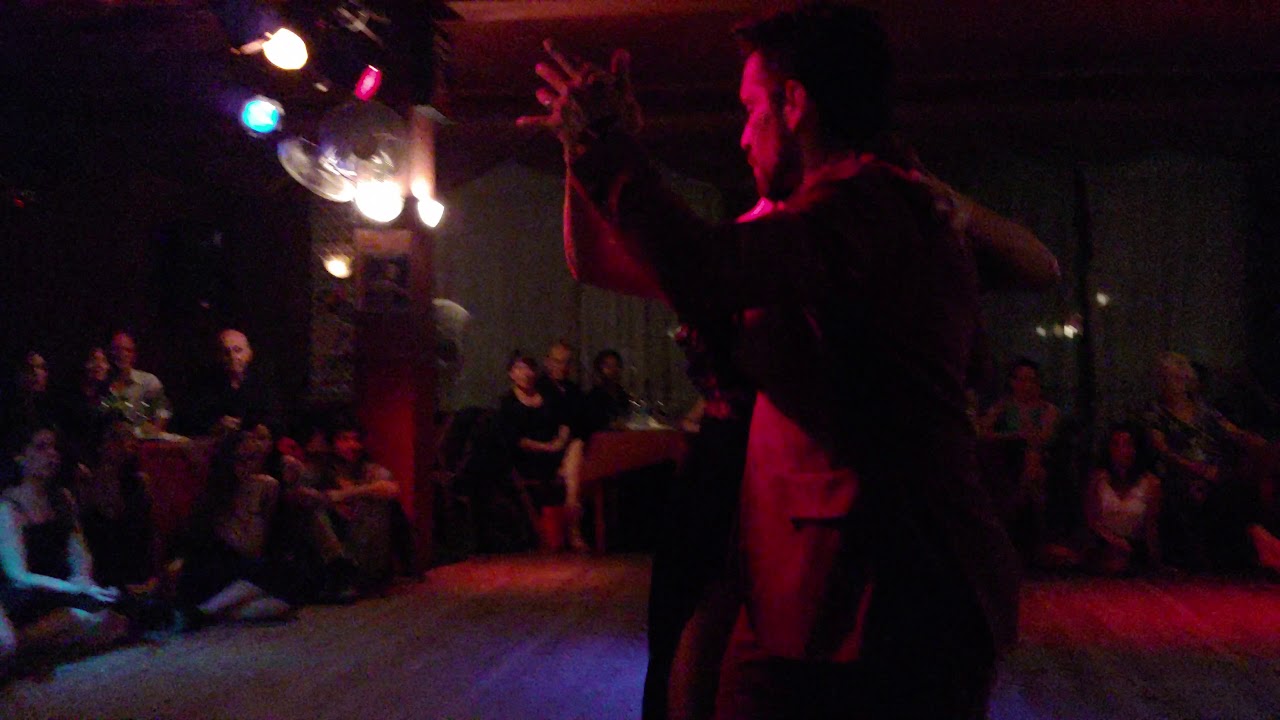 Mariela Sametband y Guille "peque" Barrionuevo. Milonga Mandinga. Uruguay 2019 1/4