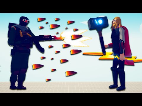 Thor Marvel Vs All Units  TABS   Totally Accurate Battle Simulator