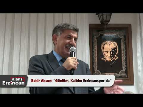 Bekir Aksun: “Gönlüm, Kalbim Erzincanspor’da”