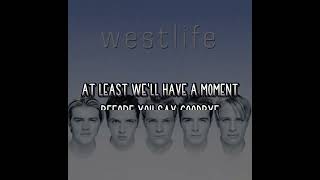 Westlife - Can&#39;t Lose What You Never Had (Lyrics)