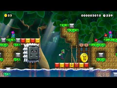 [6-F] Terrible Thwomp Temple by DYlandlord 🍄 Super Mario Maker 2 #aih 😶 No Commentary