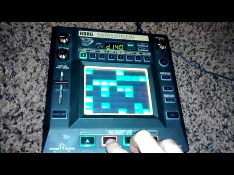 Using the Kaossilator Pro as a Sampler