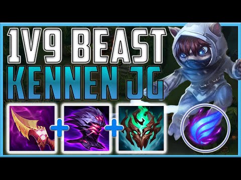 KENNEN BECAME MY NEW JUNGLE MAIN WITH THIS CRAZY HYBRID BUILD!! - Kennen Jungle | Season 13 LoL