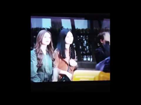 I.O.I arriving at KBS for Music Bank 161021