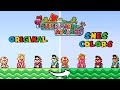 Super Mario Advance: SMB2||Original Vs. SNES Colors MOD||Game Boy Advance